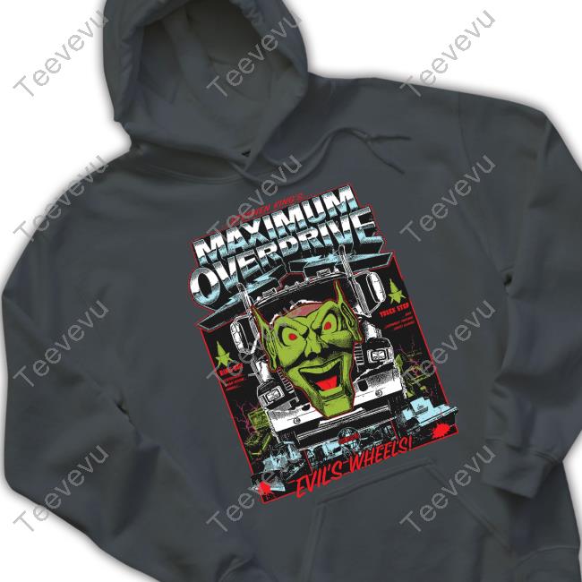Cavitycolors Maximum Overdrive Tank Top Stephen King's Maximum Overdrive Evil's Wheels Shirts