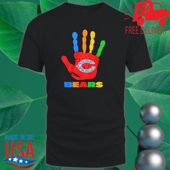 Chicago Bears Hand Autism 2023 T-Shirt Chicago Bears Hand Autism 2023 shirt, hoodie, tank top, sweater and long sleeve t-shirt