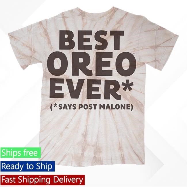 Post Malone X Oreotaste Twist Tee Shirt Post Malone Merch Shop Store Official Post Malone X Oreotaste Twist Long Sleeve T Shirt
