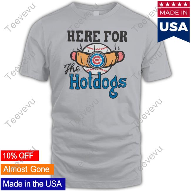 Homage Chicago Cubs Here For The Hotdogs Sweatshirt