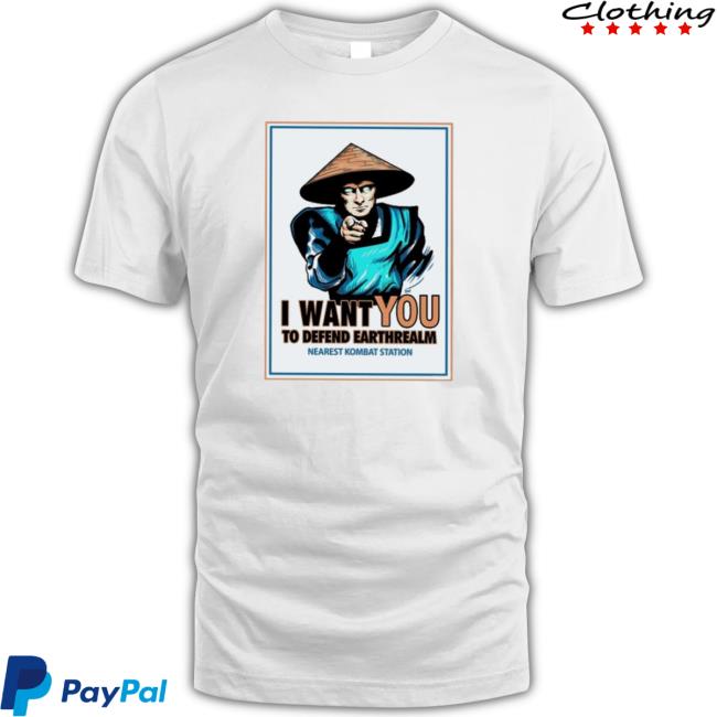 I Want You To Defend Earthrealm Nearest Kombat Station Sweatshirt I Want You To Defend Earthrealm Nearest Kombat Station Sweatshirt