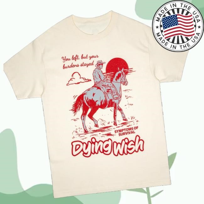 Dying Wish Merch Store Western Crewneck Sweatshirt