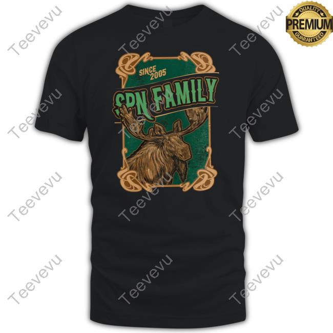 Official Spn Family Moose Since 2005 T-Shirt