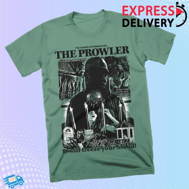 Terrorthreads Merch Store The Prowler Blood Runs Cold Sweatshirt