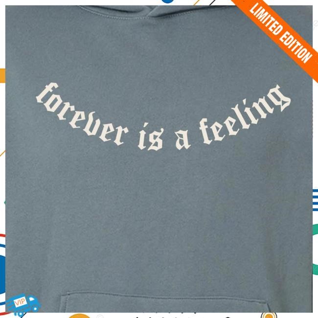 Lucy Dacus Official Store Merch Forever Is A Feeling Hoodie Sweatshirt