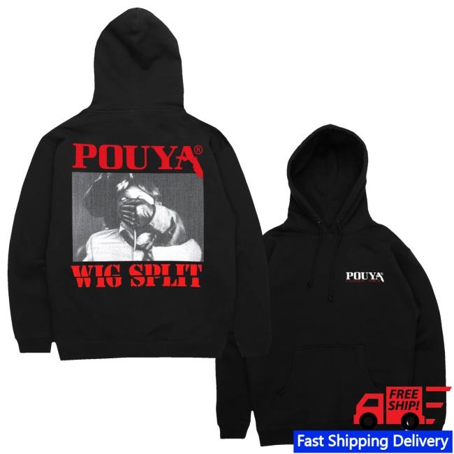 Pouya Merch Store Pouya Wig Split Tee Shirt
