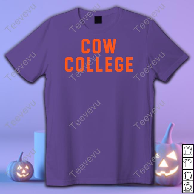The Swva Shop Cow College Shirt