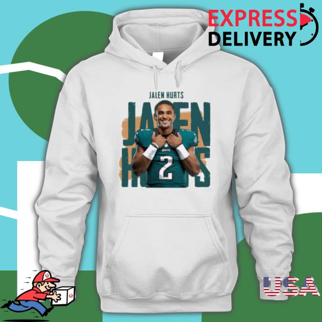 Mvp Jalen Hurts Green Text Sweaters