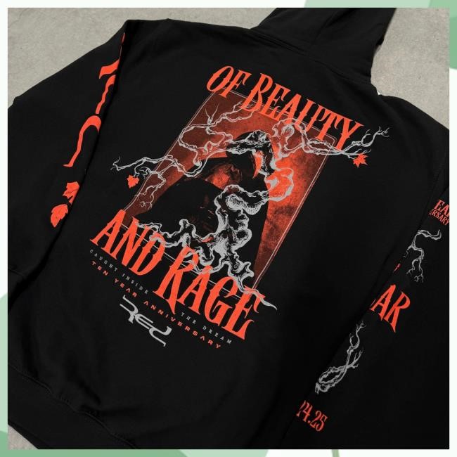 Official Red Merch Store Of Beauty And Rage Anniversary New Shirt