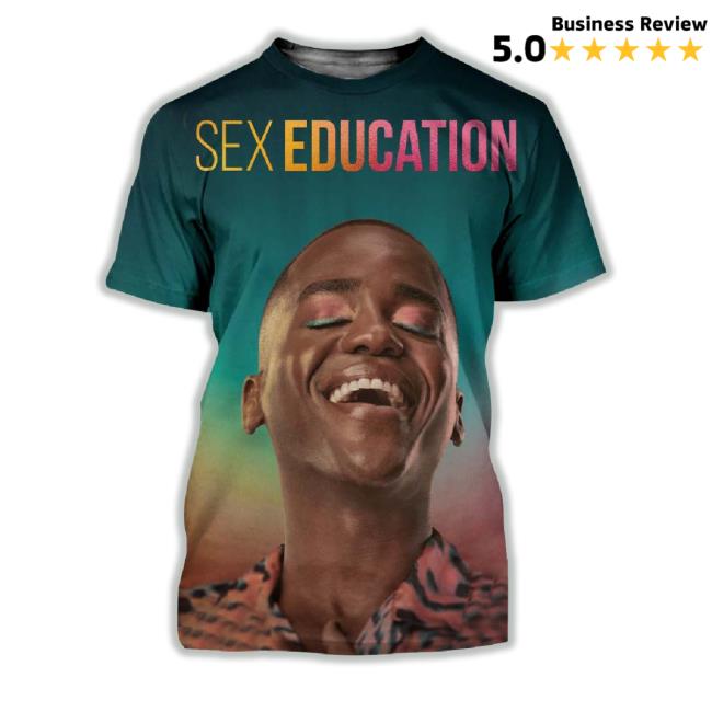 A Netflix Series Sex Education Season 4 On Netflix 21 September Ncuti Gatwa First Poster All Over Print Shirt