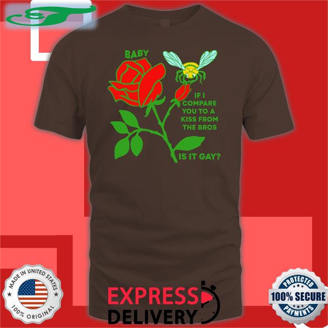 Baby If I Compare You To A Kiss From The Bros Is It Gay T Shirt