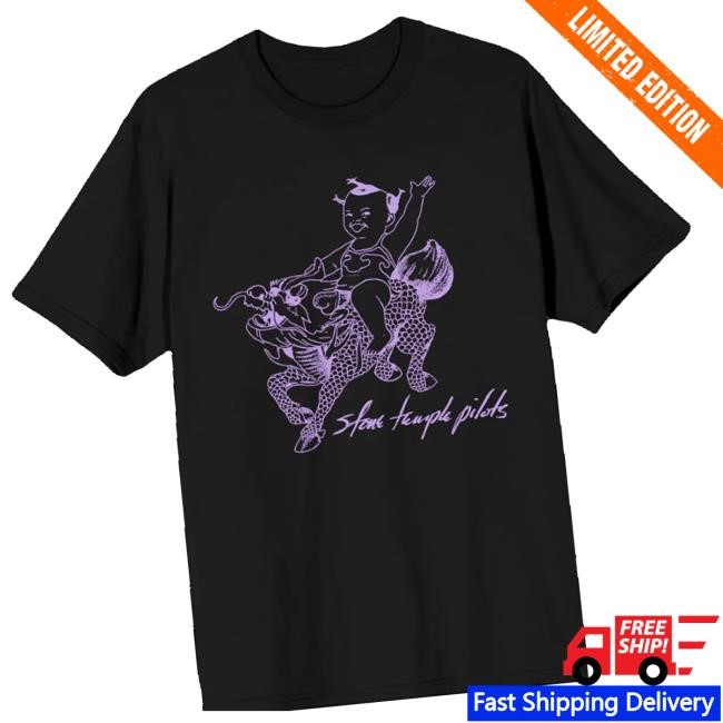 Official Stone Temple Pilots Merch Exclusive Purple T-Shirt