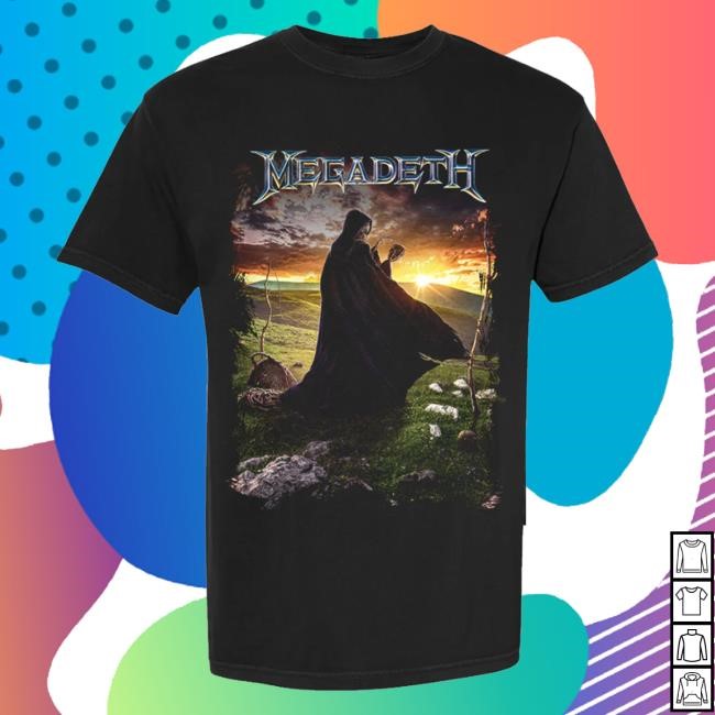 Official Megadeth Store Merch Youthanasia 30Th Anniversary Reaper Long Sleeve Shirt