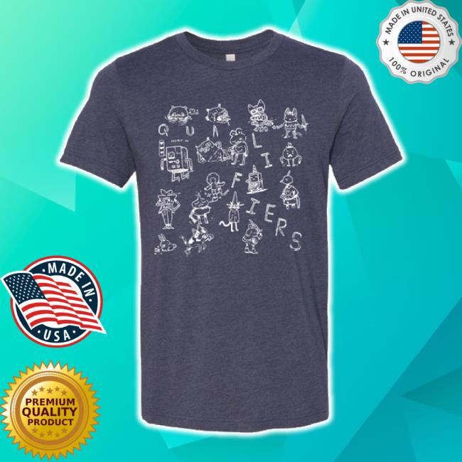 Trending Engine Merch Store Qualifiers Long Sleeve Tee By Oddesque - Navy Merchengine Shop