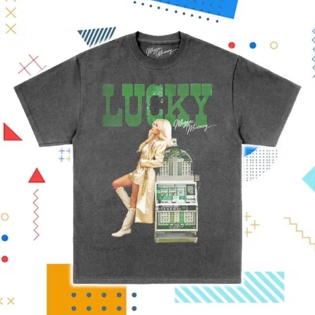 Trending Lucky Girl Album T-Shirt Megan Moroney Merch Store Shop