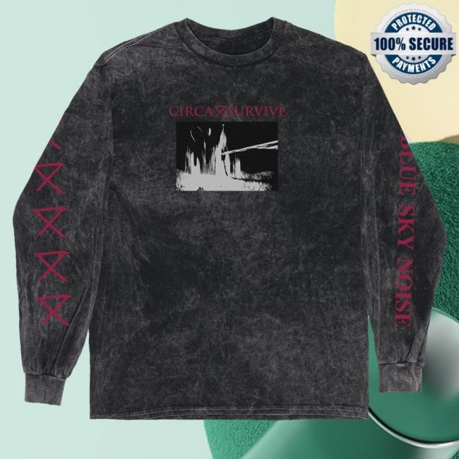 Circa Survive Store Bsn Mineral Wash Long Sleeve T Shirt