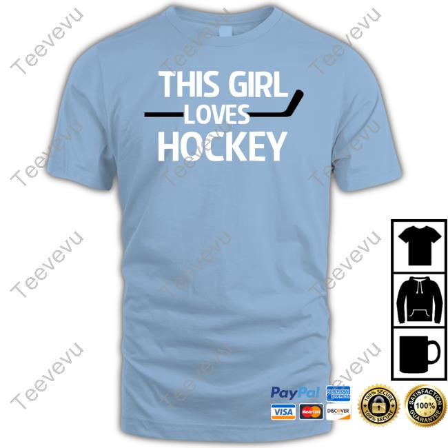 Everythinghockey Merch This Girl Loves Hockey Tank Top