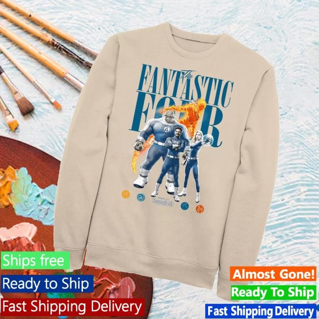 Disney Merch Store Shop Fantastic 4 First Steps Team Sweatshirt