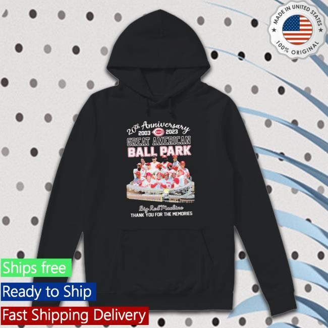 20Th Anniversary 2003 2023 Great American Ball Park Big Red Machine Thank You For The Memories Long Sleeve Shirt 20Th Anniversary 2003 2023 Great American Ball Park Big Red Machine Thank You For The Memories Classic Shirt