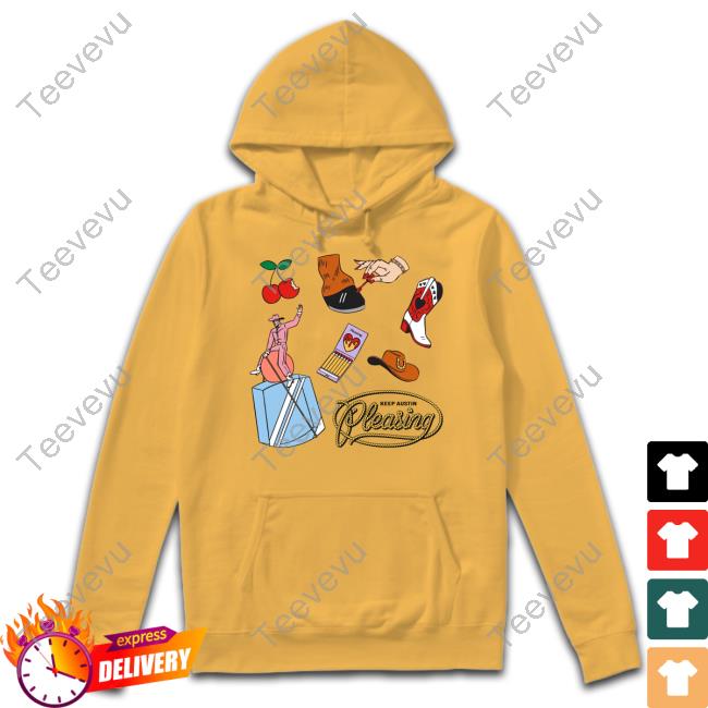 Pleasing Merch The Nail Saloon Keep Austin Pleasing Hoodie