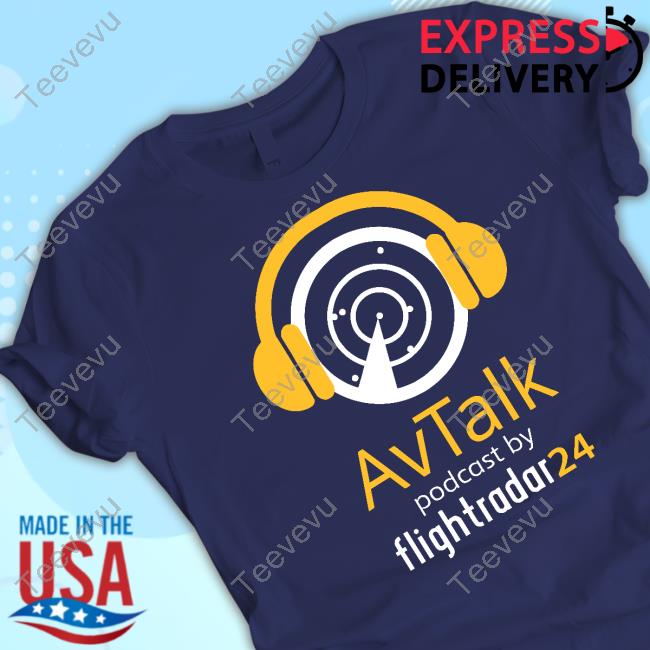Steve Giordano Wearing Avtalk Podcast By Flightradar24 Shirt