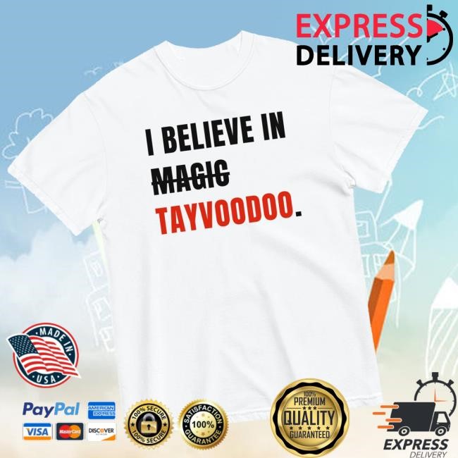 Swifteesempire Merch Store I Believe In Tayvoodoo T-Shirt - White Shirts
