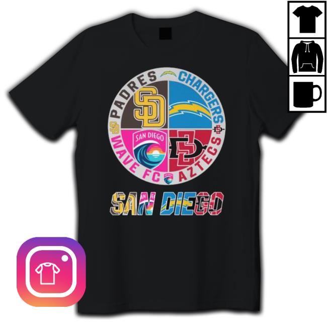 San Diego Sport Team Champions Logo 2023 shirt