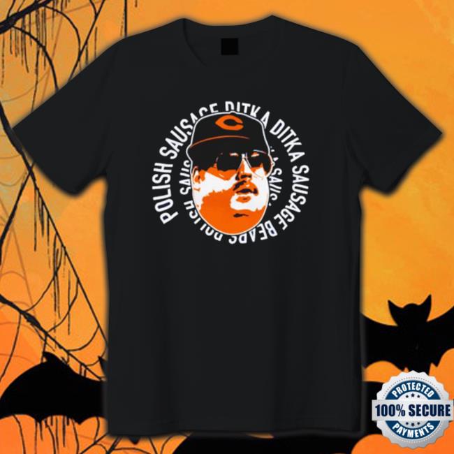 Chris Farley Chicago Bears Polish Sausage Ditka Sausage Long Sleeve Shirt