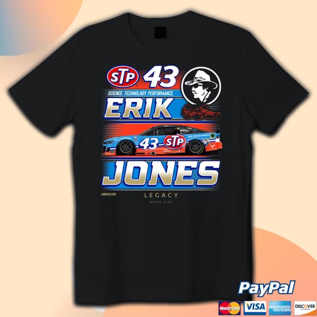 Top Erik Jones #43 Stp Horsepower Hoodie Sweatshirt
