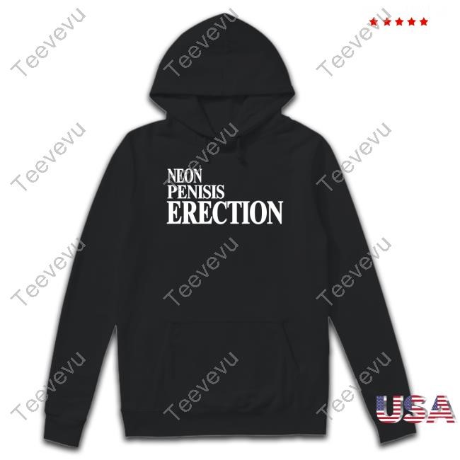 Thegoodshirts Store Neon Penisis Erection Sweatshirt