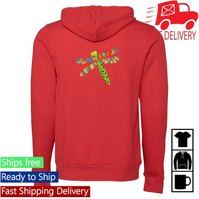 Official Chaos And Kindness Store Dragonfly Zip Crewneck