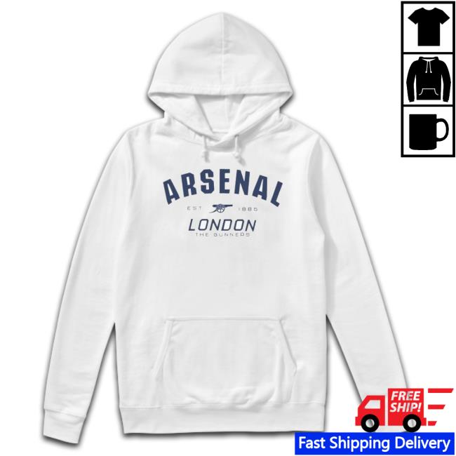 Arsenal Since 1886 White Gunners Shirt