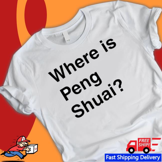 Official Where Is Peng Shuai Hooded Sweatshirt