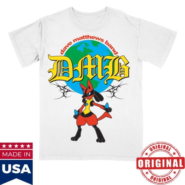 Lxix Apparel Merch Store Shop Dave Matthews Band Lucario Dmb White Official