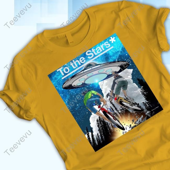 To The Stars Bmx Ufo By Thomas Tenney Shirts