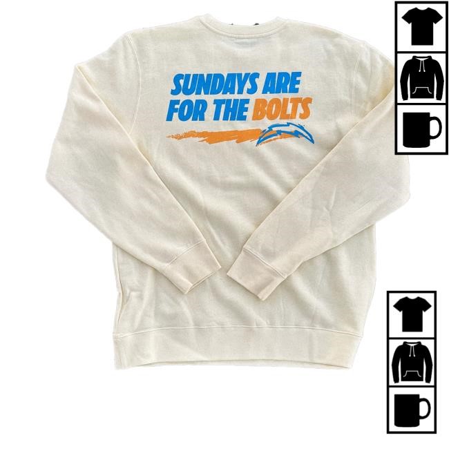 Los Angeles Chargers Sundays Are For The Bolts Tee Shirt