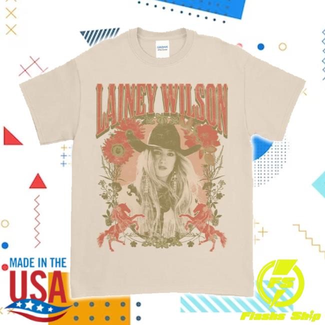 Original Flower Portrait Natural Classic Shirt Lainey Wilson Shop Merch Store