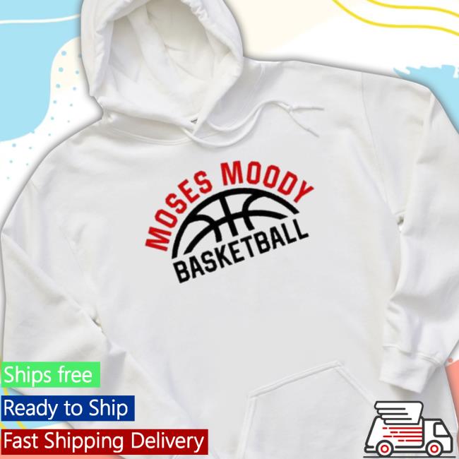 Official Moses Moody Basketball Hoodie Sweatshirt Official Moses Moody Basketball Shirts