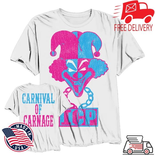 Insane Clown Posse Merch Shop Store Official Carnival Of Carnage Vintage Tee Shirt