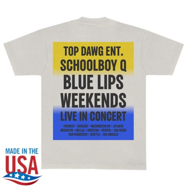 Txdxe Merch The Blue Lips Tour Hooded Sweatshirt