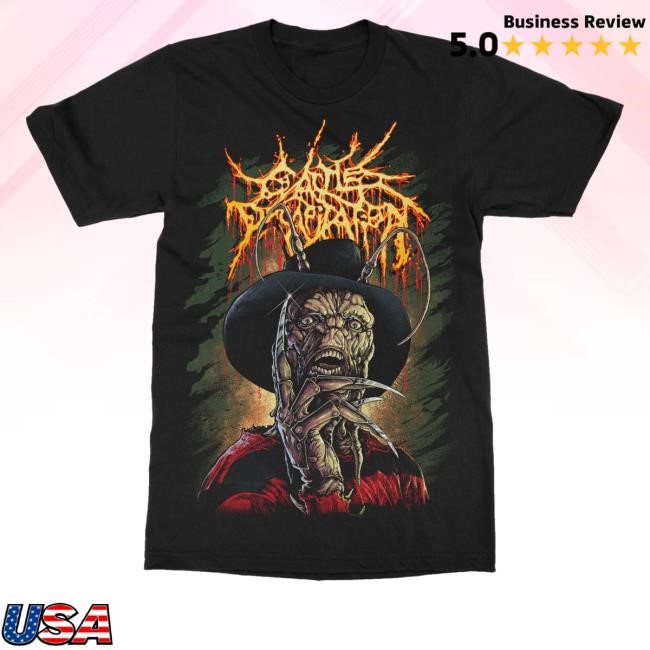 Indiemerchstore Cattle Decapitation "Stevie Krueger" Funny Shirt Official Cattle Decapitation "Stevie Krueger"