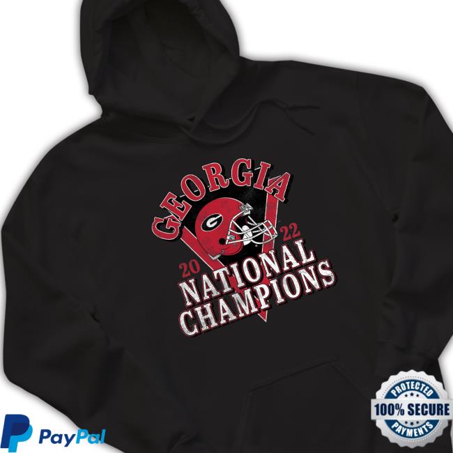 Georgia Bulldogs Fanatics Branded College Football Playoff 2022 National Champions Retro Tri-Blend T-Shirt