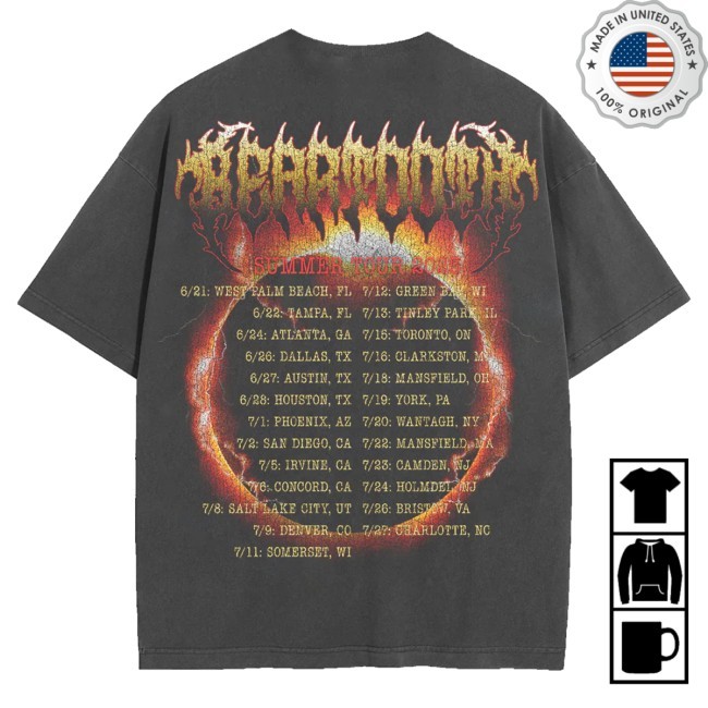 Trending Beartooth Store Summer Tour Tee Trending Beartooth Store Summer Tour T-Shirt
