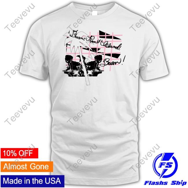 The Blood Brothers Merch Burn Piano Island Burn Tee Shirt