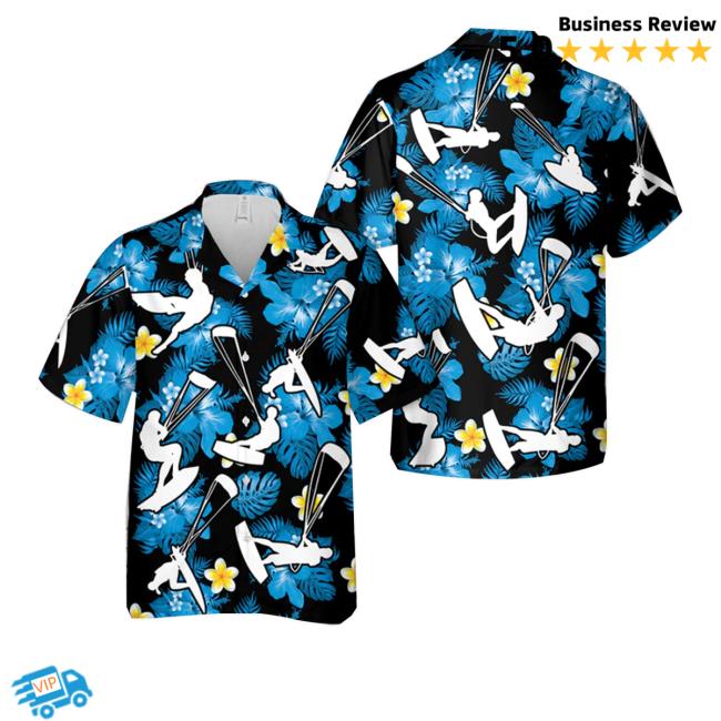 Kitesurfing Hawaiian Tee Shirt