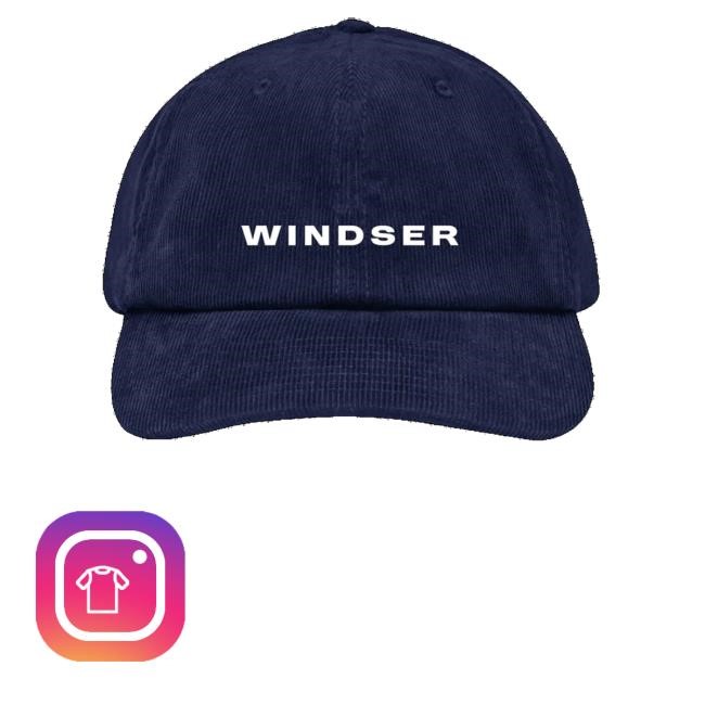Hello Merch Windser Logo Corduroy Dad Bucket Hat