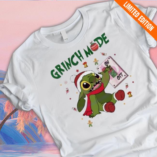 Disney Stitch Grinch Mode On 2023 New Shirt