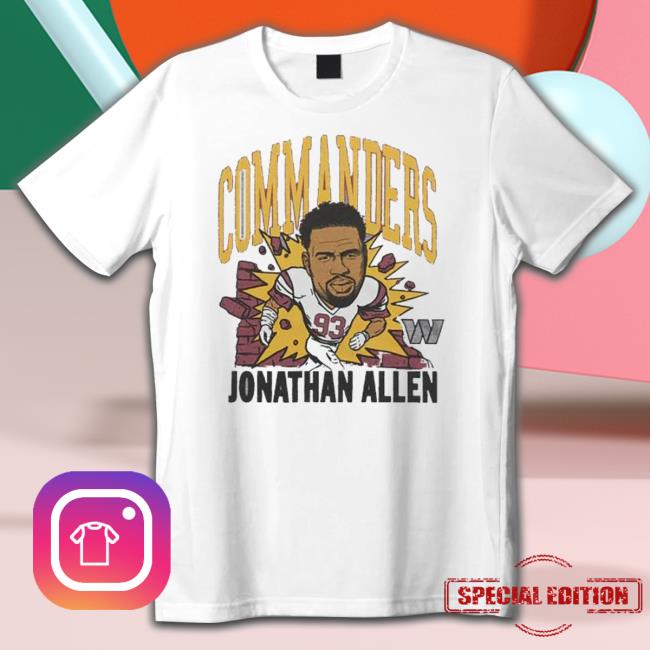 Washington Commanders Jonathan Allen Caricature Hoodie Washington Commanders Jonathan Allen Caricature Shirt