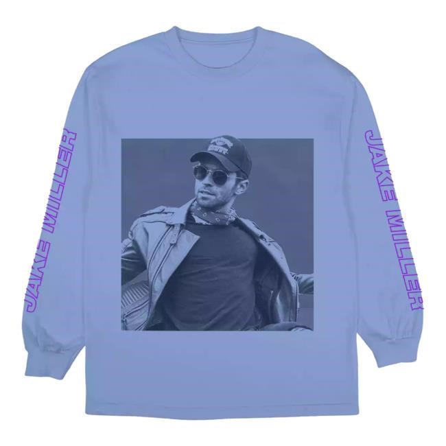 Official Jake Miller Merch Shop Store Photo Blue New Shirt Official Jake Miller Photo Blue T Shirts