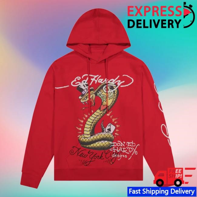 Ed Hardy Cobra Ace Zip Hoodie
